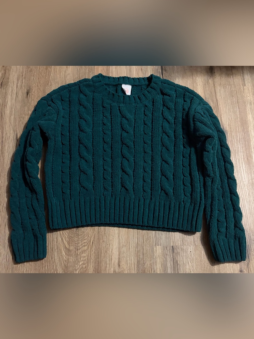 Wonder Nation - Crew Neck, Cable Knit Sweater - Size Large (10-12)